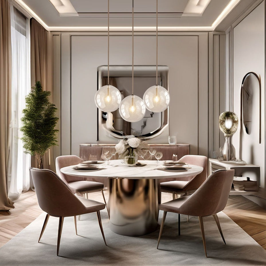 Pendant Lights With Glass Globes For Modern Kitchens And Bedrooms