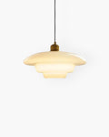 Luselle Cloud-Form Retro Opal Glass Pendant Light With Soft Diffused Glow