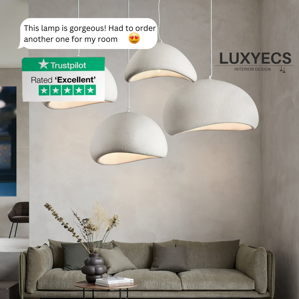 Aurea Modern Dimmable Pendant Light For Ambient Home Lighting