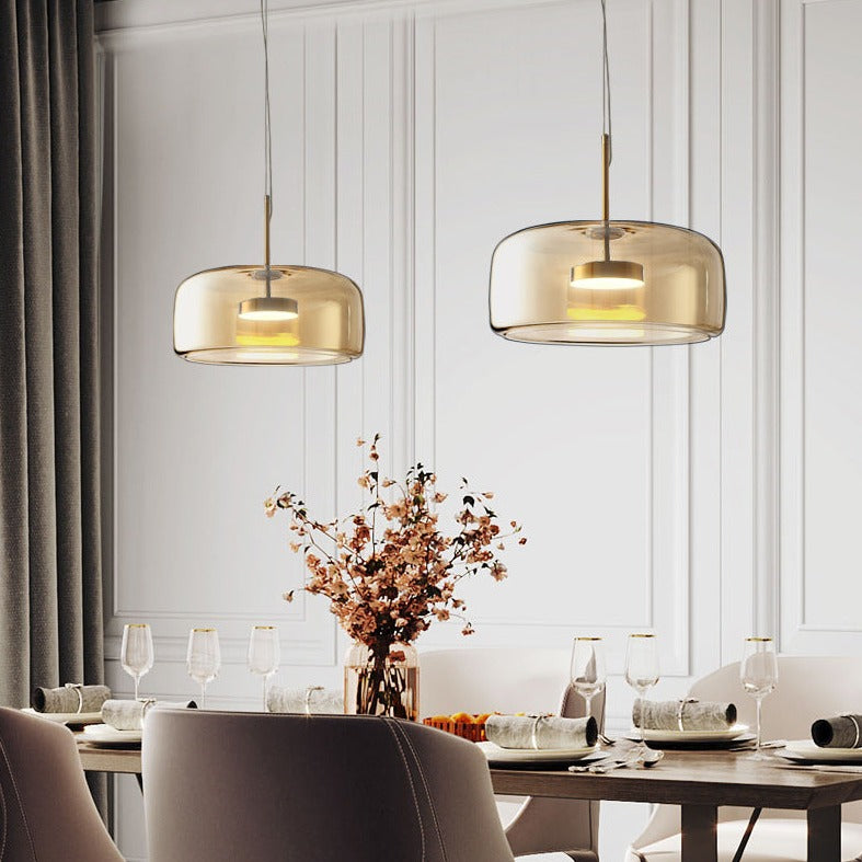 Aurelia Glass Pendant Lamp For Elegant Interiors In Modern Homes