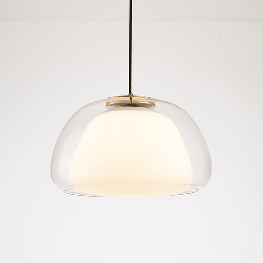 Aurora Pendant Light Milk Glass For Modern Ceiling Decor