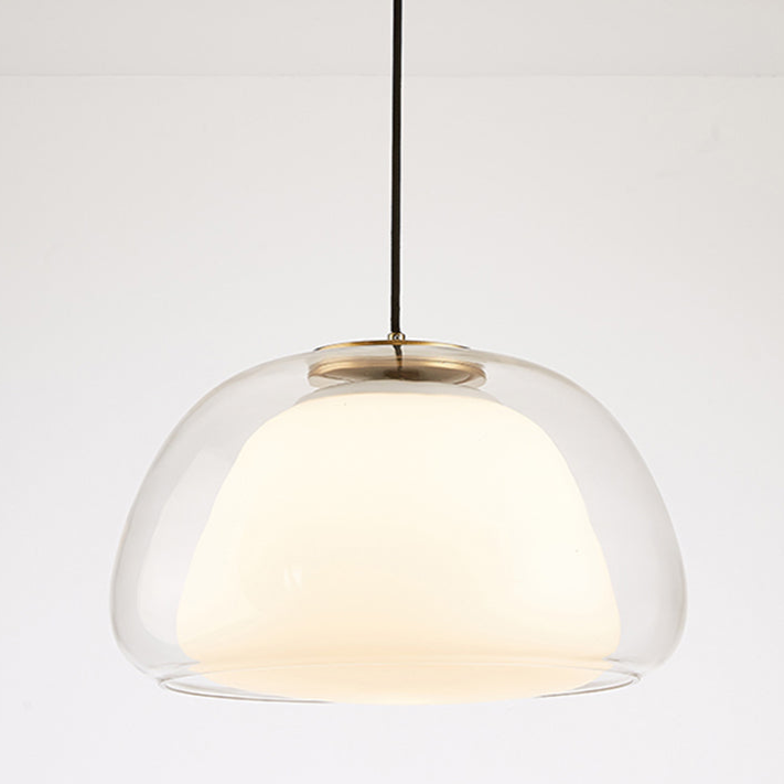 Aurora Pendant Light Milk Glass For Modern Ceiling Decor