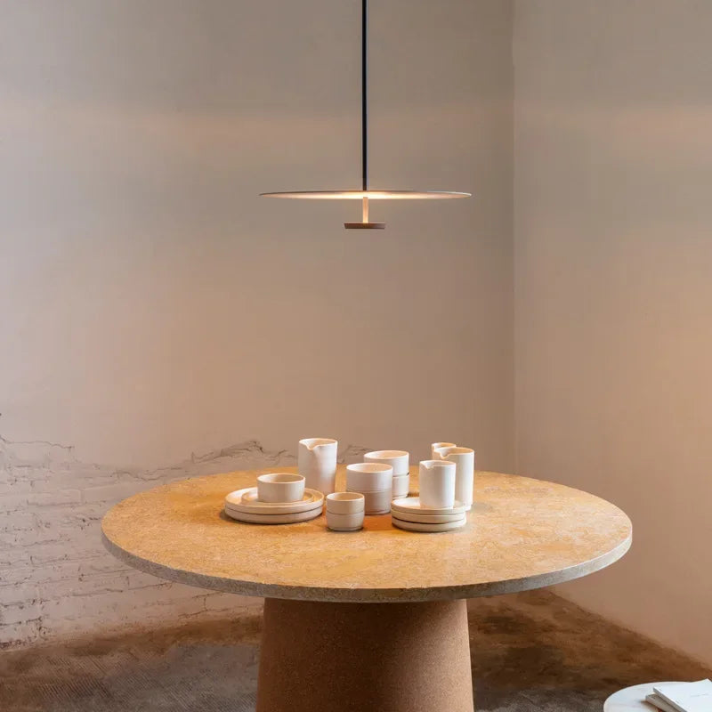 Lunara Arc Pendant Lamp For Modern Living Spaces In Contemporary Home Interiors