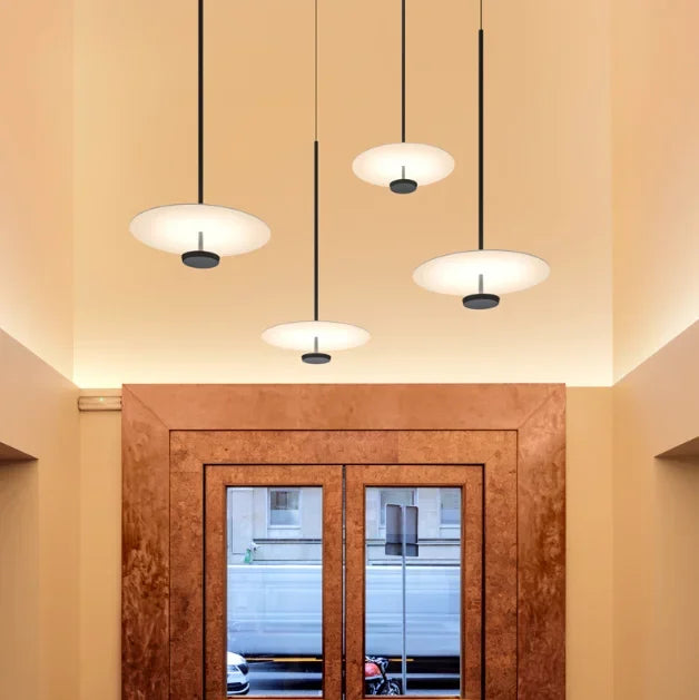 Lunara Arc Pendant Lamp For Modern Living Spaces In Contemporary Home Interiors