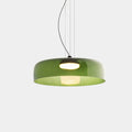 Kirrea Contemporary Glass and Metal Pendant Light For Kitchen