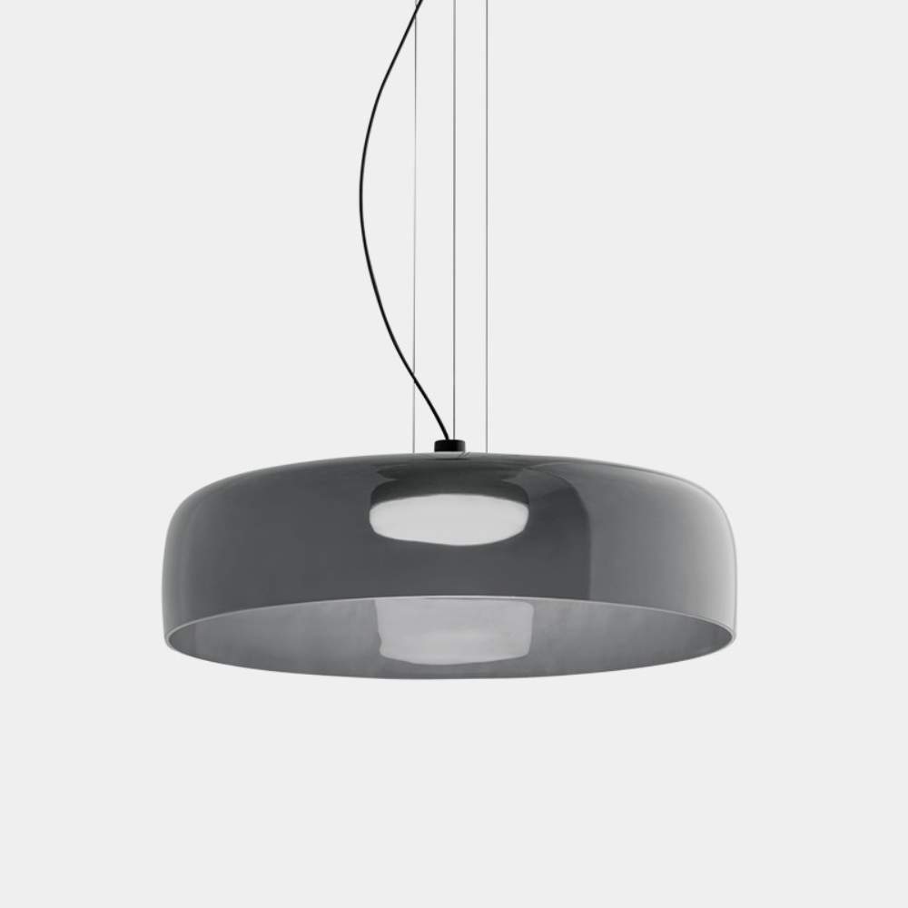 Kirrea Contemporary Glass and Metal Pendant Light For Kitchen