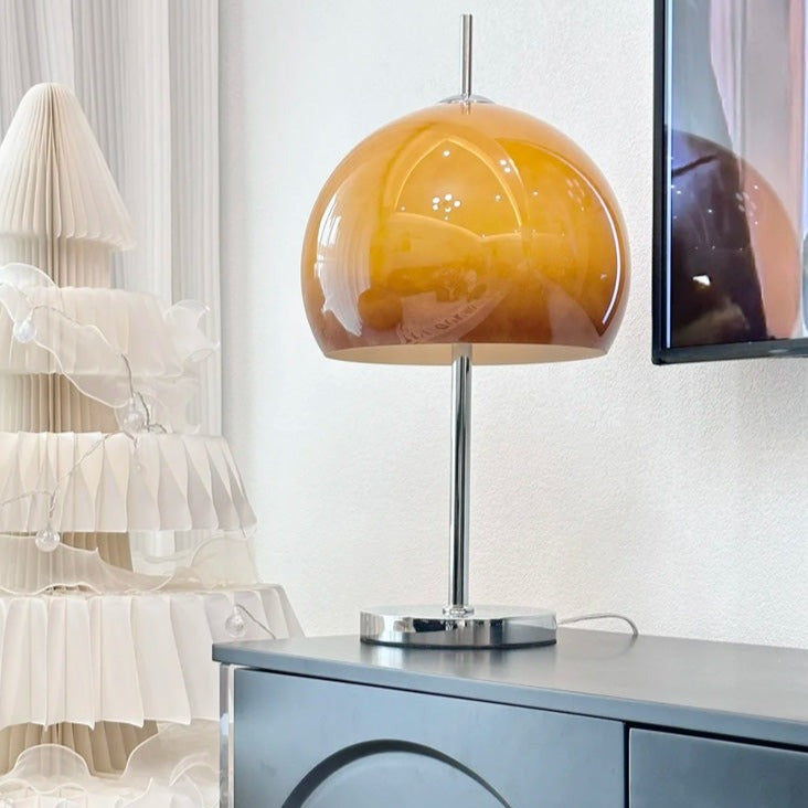 Mushroom Table Lamp With Bauhaus Style And Clean Geometric Form