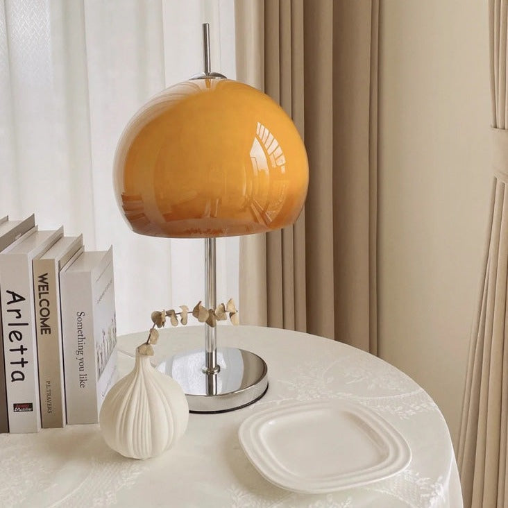 Mushroom Table Lamp With Bauhaus Style And Clean Geometric Form