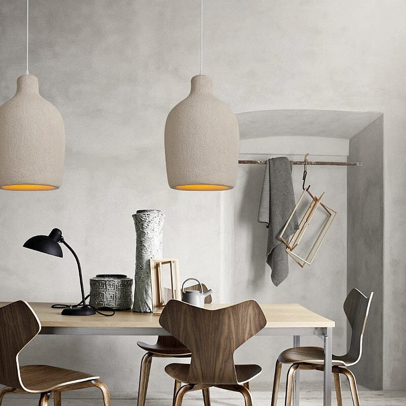 SylvaWabi Pendant Light In Resin For Modern Ceiling Fixtures