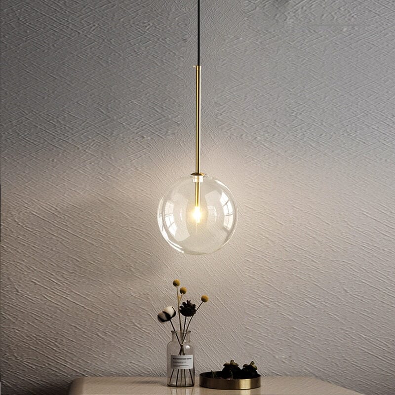 Pendant Lights With Glass Globes For Modern Kitchens And Bedrooms