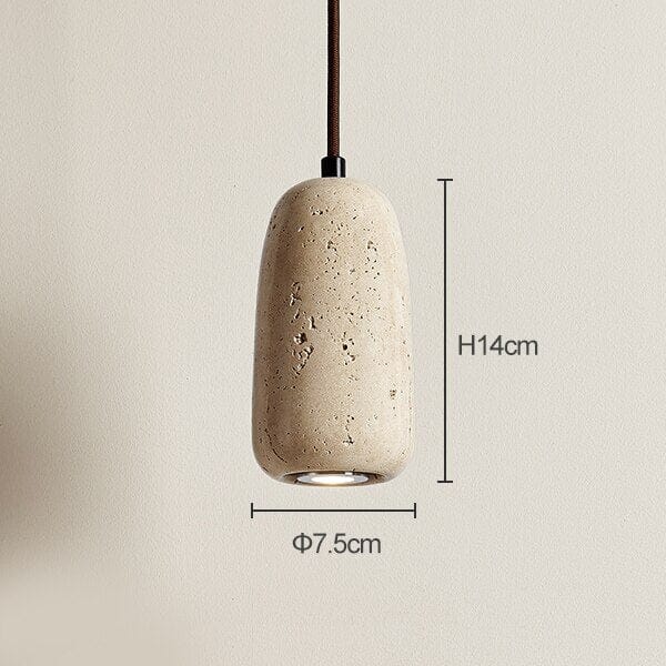 Solena Travertine Pendant Lights For Modern Interiors And Living Spaces