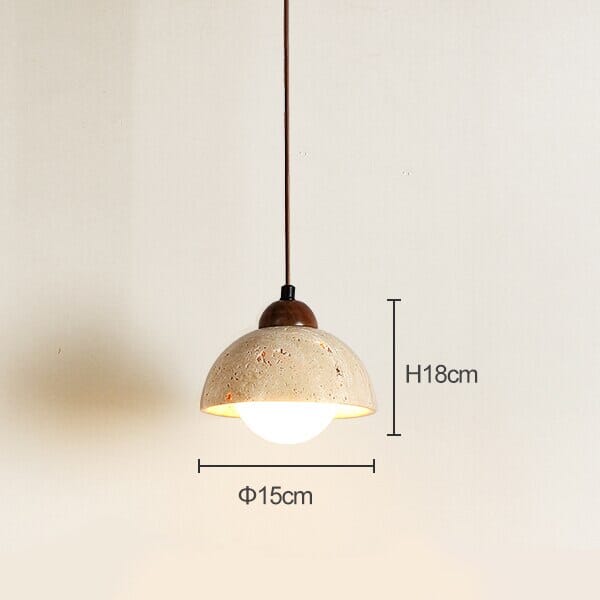 Solena Travertine Pendant Lights For Modern Interiors And Living Spaces