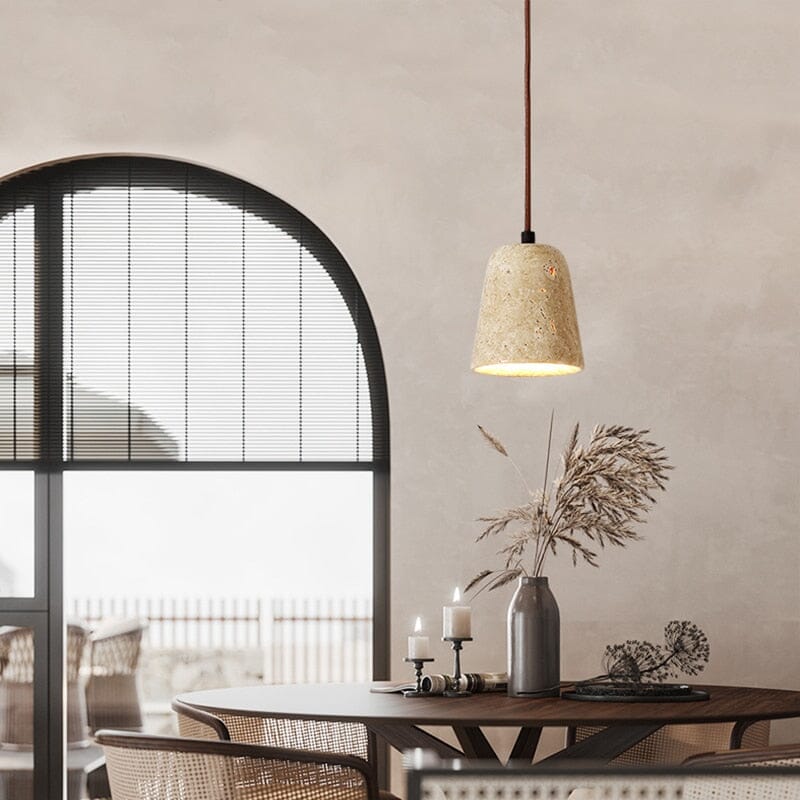 Solena Travertine Pendant Lights For Modern Interiors And Living Spaces