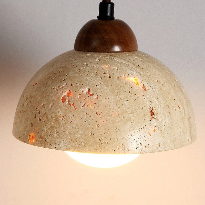 Solena Travertine Pendant Lights For Modern Interiors And Living Spaces