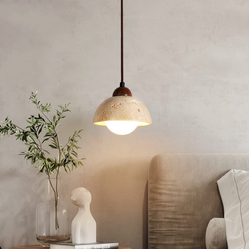 Solena Travertine Pendant Lights For Modern Interiors And Living Spaces