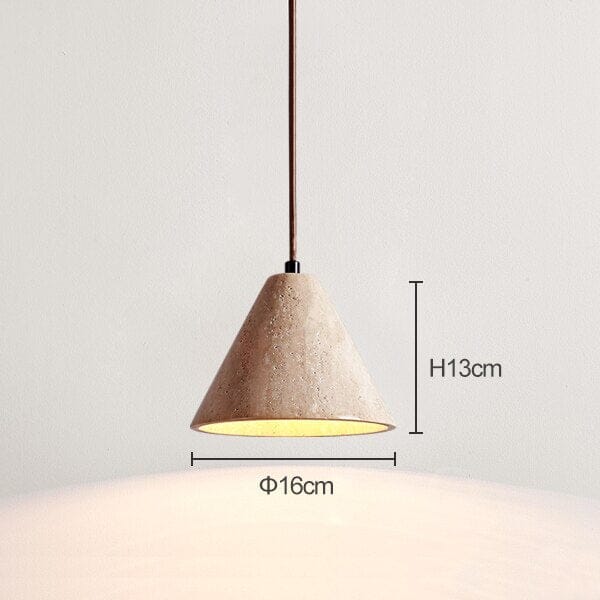 Solena Travertine Pendant Lights For Modern Interiors And Living Spaces
