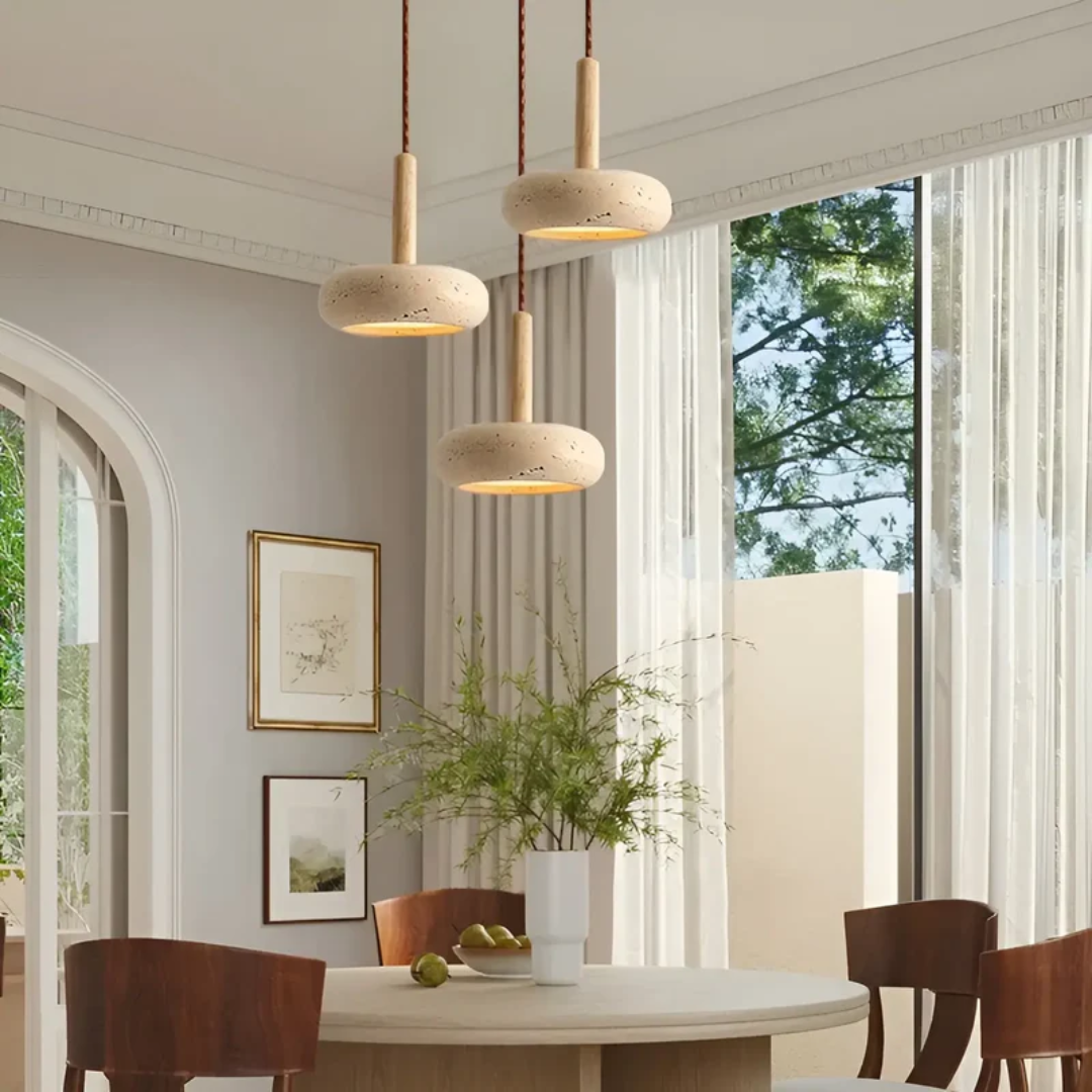 Yumeko Retro Japanese Style Adjustable LED Pendant Light