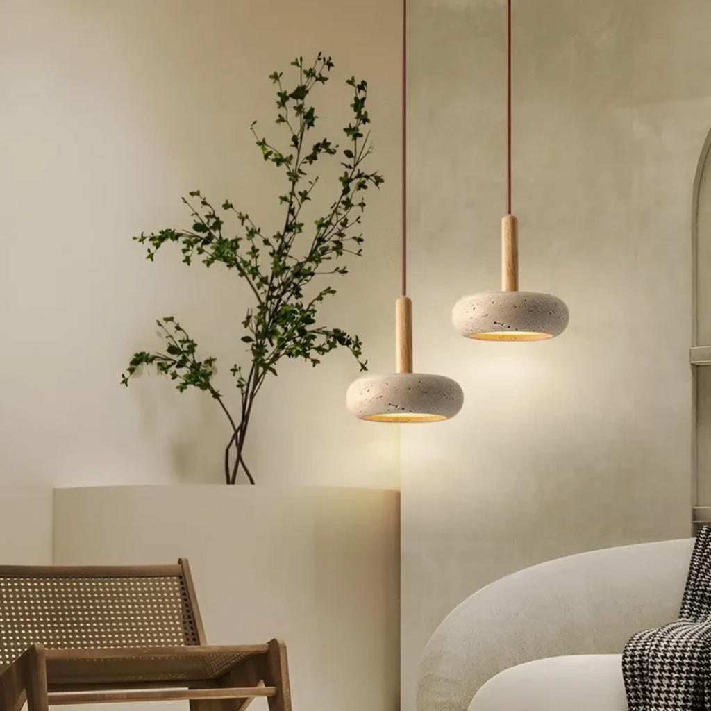 Yumeko Retro Japanese Style Adjustable LED Pendant Light