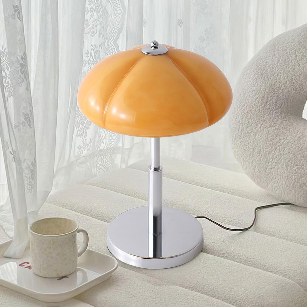 Mushroom Table Lamp With Bauhaus Style And Clean Geometric Form