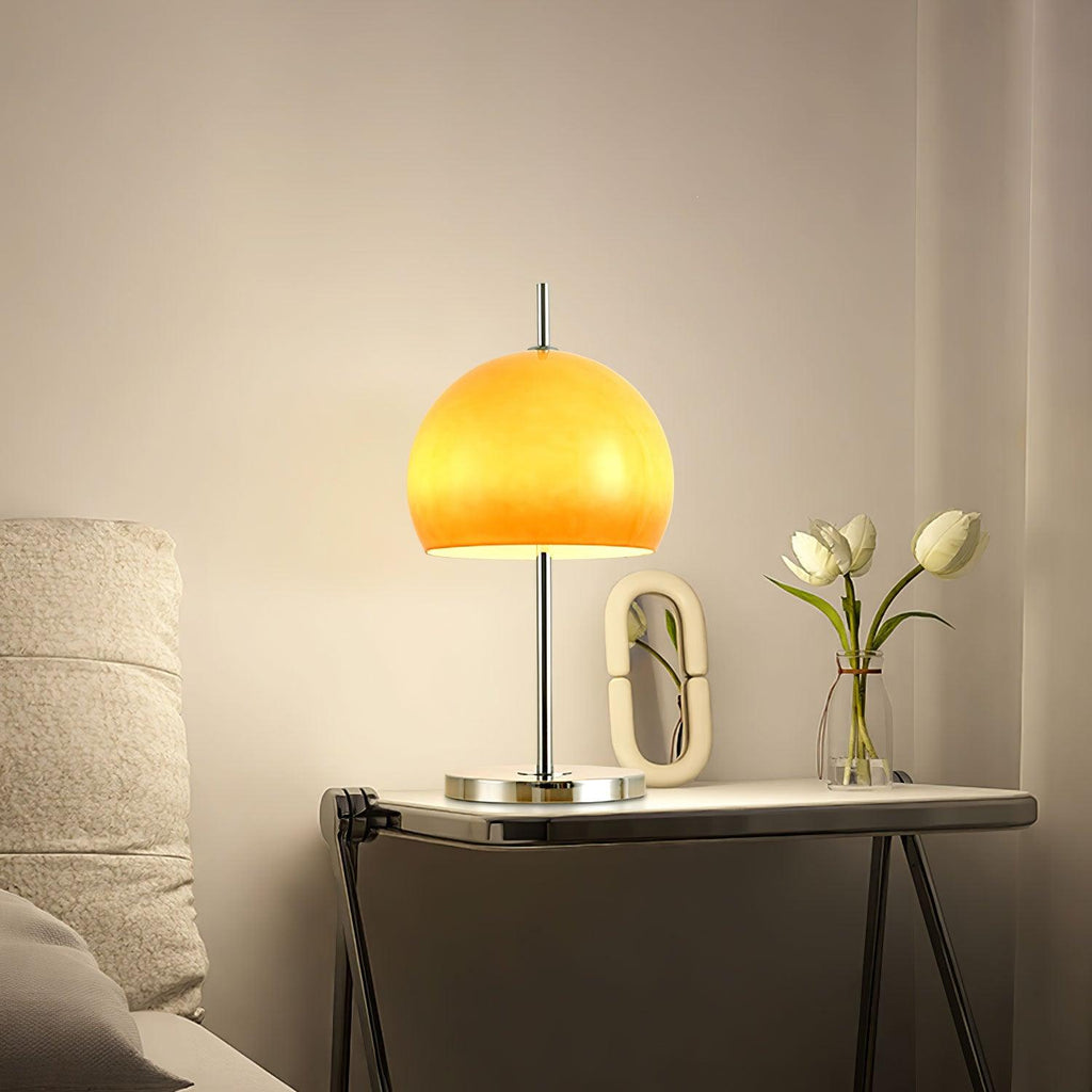 Mushroom Table Lamp With Bauhaus Style And Clean Geometric Form