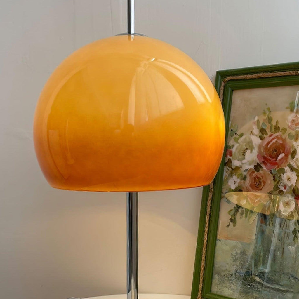 Mushroom Table Lamp With Bauhaus Style And Clean Geometric Form