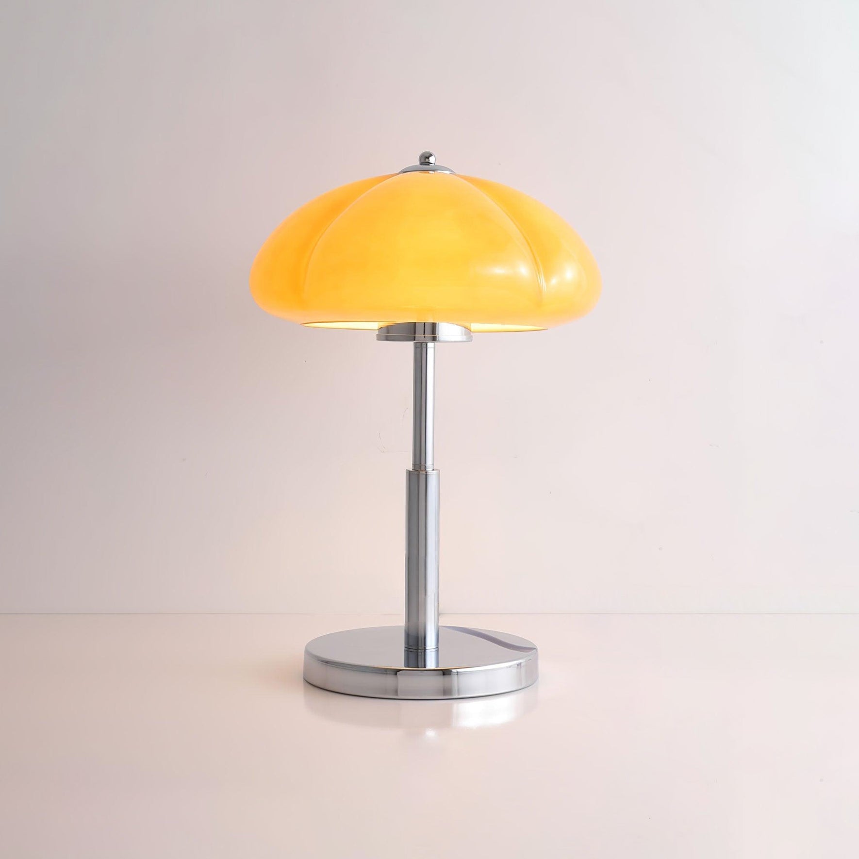 Mushroom Table Lamp With Bauhaus Style And Clean Geometric Form