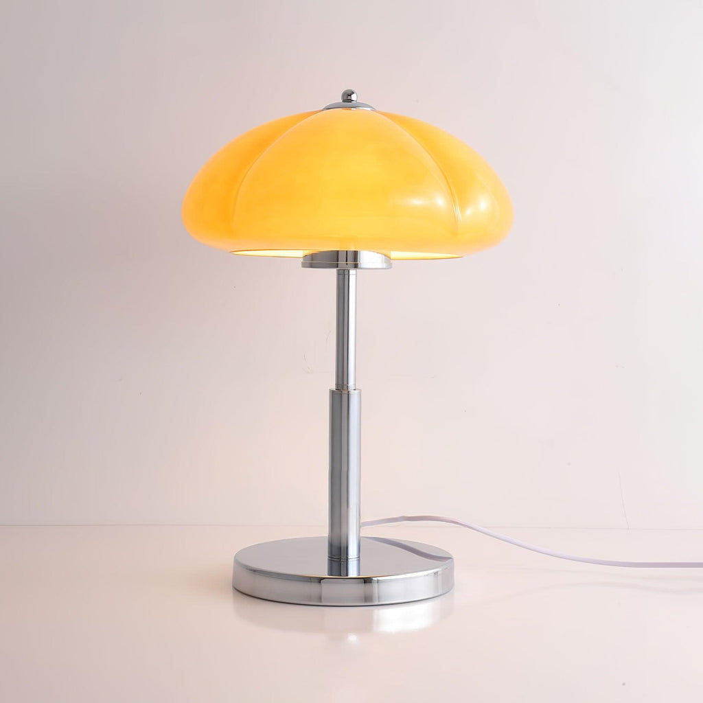 Mushroom Table Lamp With Bauhaus Style And Clean Geometric Form