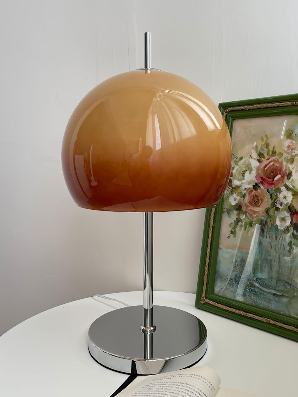 Mushroom Table Lamp With Bauhaus Style And Clean Geometric Form