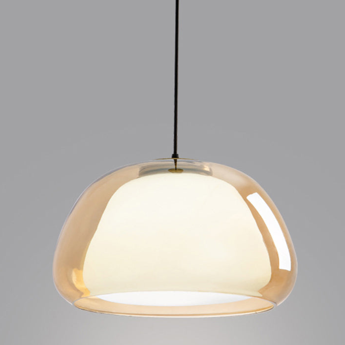 Aurora Pendant Light Milk Glass For Modern Ceiling Decor