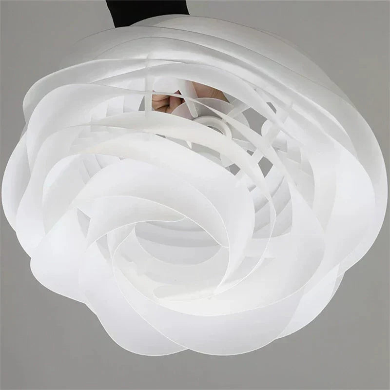 AuroraFlora Glass Bloom Ceiling Light From Rosary-Inspired Floral Glow