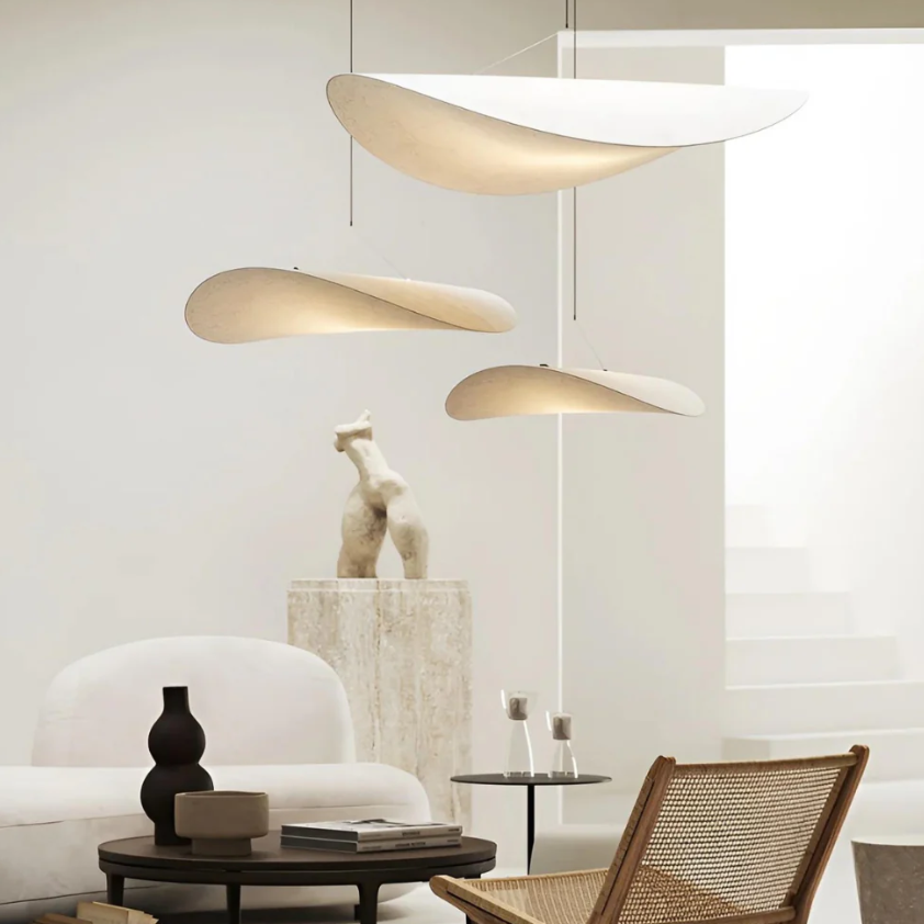 SoraHaze Japandi Hanging Chandelier With Soothing Light