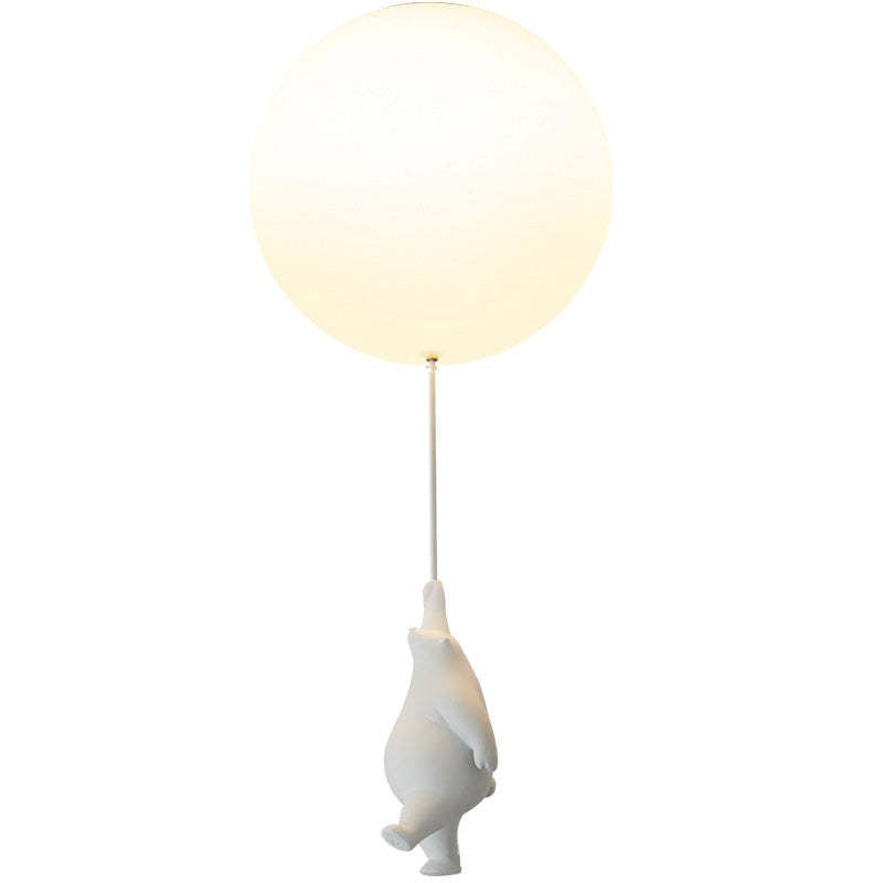 Cora Bear Pendant Light With Balloon Ceiling Theme For Kids Room