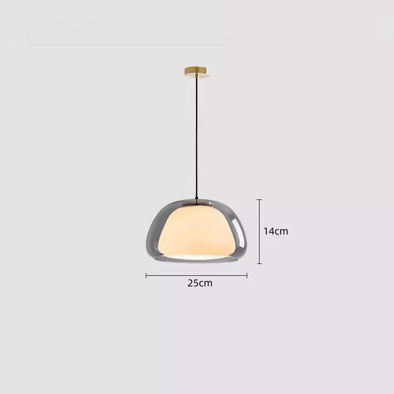 Aurora Pendant Light Milk Glass For Modern Ceiling Decor