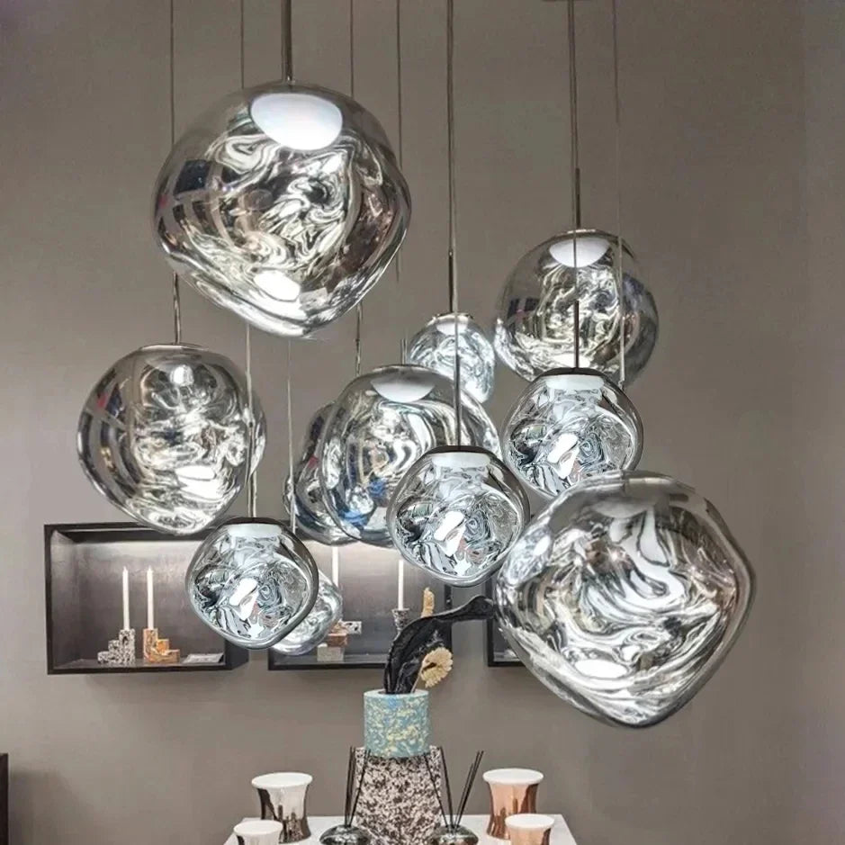 LumaNord Glass Pendants For Living Rooms And Kitchens, Elegant Lighting