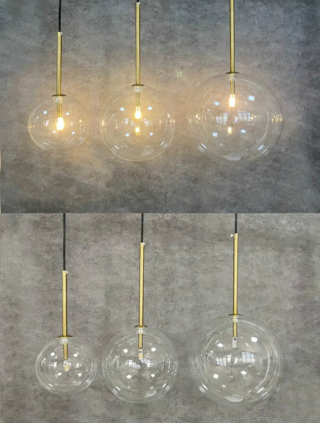 Pendant Lights With Glass Globes For Modern Kitchens And Bedrooms