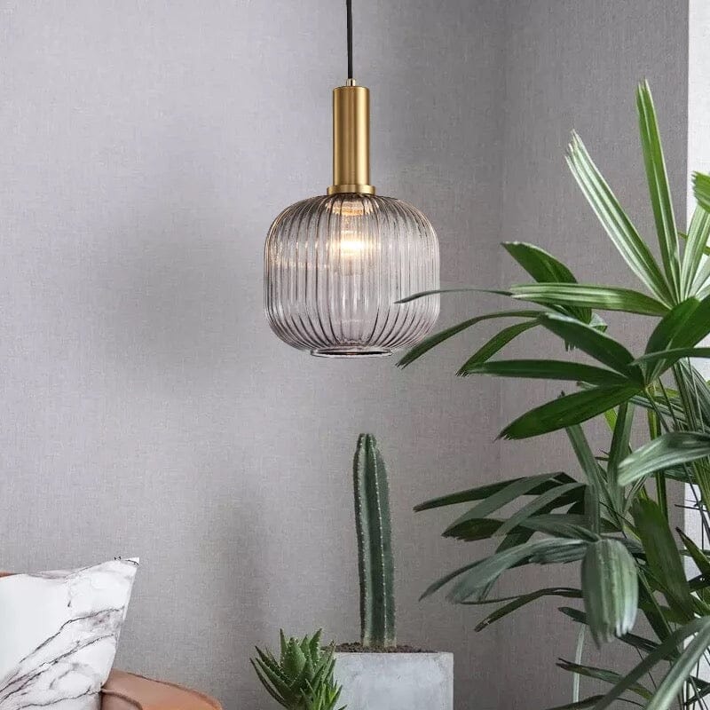 Marise Fluted Glass Pendant Lights For Nordic Home Decor