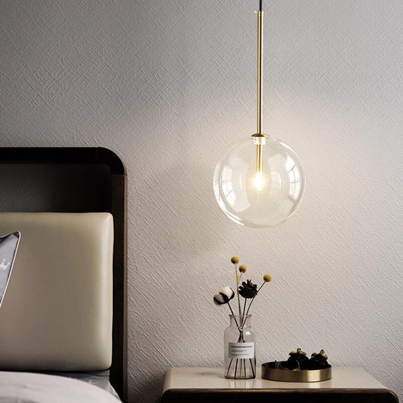 Pendant Lights With Glass Globes For Modern Kitchens And Bedrooms